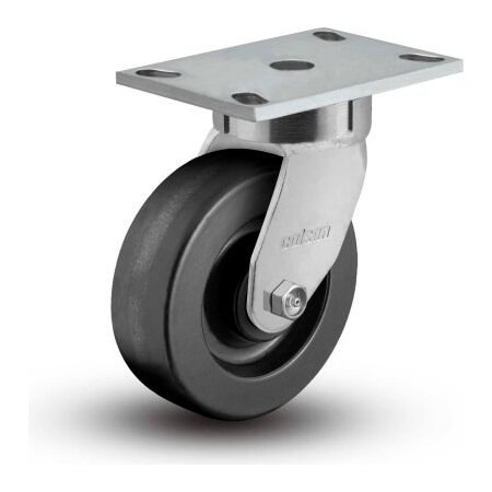 Colson 6 Series Swivel Plate Caster - Phenolic 8" Dia. 1400 Lb. Cap. 6.08289.339